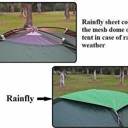 device Polyester Picnic Hiking Camping 6 person Portable Dome Tent with Bag Tent - For 6 person image 3