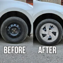 prigan XUV 500 XV5 Silver 17 INCH Wheel Cover For Mahindra XUV 500 image 3