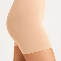 shiv gauri Solid Women Beige Cycling Shorts image 4
