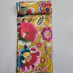 arpita fashion Unstitched Satin Blouse Material Animal Print, Floral Print, Printed, Graphic Print image 3