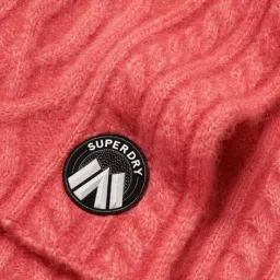 superdry Women Cable Knit Scarf image 3