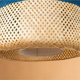 decomia Bamboo Hanging Lampshades Pendant bamboo Ceiling Lamp shades(D45XH25CM) Hanging Lights (Pendant Lights) Lamp Shade image 5