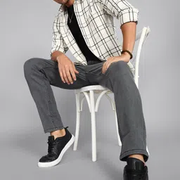 metronaut Men Slim Mid Rise Grey Jeans image 2