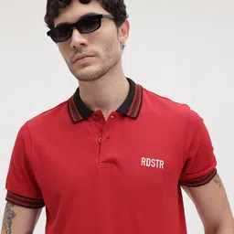The Roadster Lifestyle Co. Solid Polo Collar T-shirt-picture-42