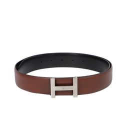 Tommy Hilfiger Men Brown & Black Textured Reversible Belt-picture-11