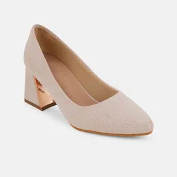 Rubeezz Textured Block Pumps image 5