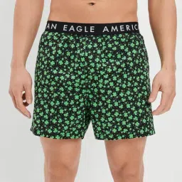 American Eagle Outfitters Black Regular Fit Printed Boxers-image-32