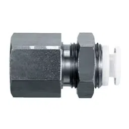 SMC KG Series Bulkhead, 12 mm to Rc 3/8, Threaded-to-Tube Connection Style, KGE12-03 (Pack of 2)-picture-23