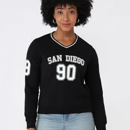 Kraus Jeans Women Printed Sweatshirt-image-97