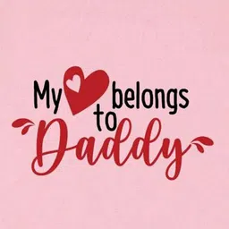 Arvesa My Heart Belong to Daddy Printed Bodysuit image 2