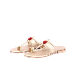 Saagah Women Woven Design One Toe Flats-picture-14