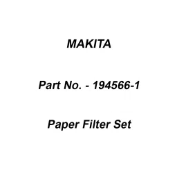 Makita Paper Filter Set Suitable For CL102DWX, Part No 194566-1 (Set of 5 Pcs)-picture-18