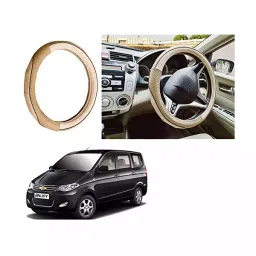 Auto Pearl Ring Type Car Steering Wheel Cover (Diamond Plus) Compatible with Enjoy-image-17