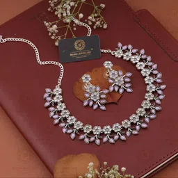 Brado Jewellery Brass Silver Silver Jewellery Set-picture-39