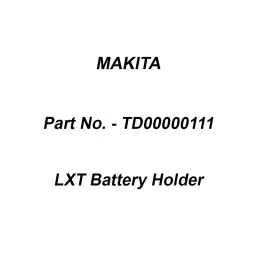 Makita LXT Battery Holder CJ105D, Part No TD00000111-picture-30