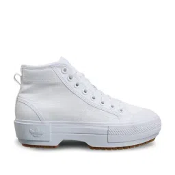 Adidas Originals Women's NIZZA TREK White Ankle High Sneakers-picture-11