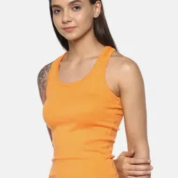 Leading Lady Yellow Cotton Non-Padded Camisole image 3