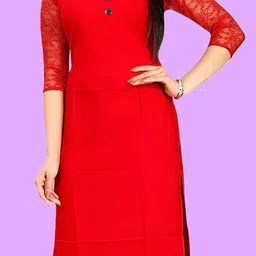 Coft Women Crepe Kurta image 3
