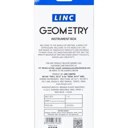 LINC Mathemetical Instruments Geometry Box, Pack of 1 image 2