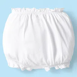 Doodle Poodle 100% Cotton Bloomers With Unicorn Print Pack Of 3 - White image 3