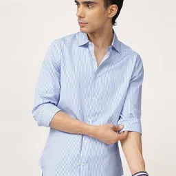 Andamen Men Premium Opaque Striped Casual Shirt-picture-38