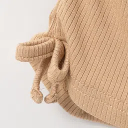 Kookie Kids Singlet Sleeves Solid Color Jumpsuit - Brown image 5