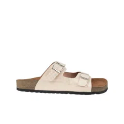 MOZAFIA Women Open Toe Flats with Buckles image 4