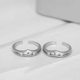 Zavya 92.5 Sterling Silver Toe-Rings for Women-picture-22