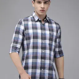 The Bear House Multicolor Slim Fit Check Cotton Shirt-picture-22