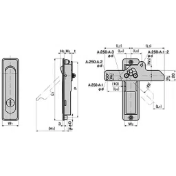 TAKIGEN Plane Handle Zinc Alloy 155 g, A-250-A-3-1(#0200) with new AB clasp-picture-28