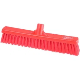 VIKAN Broom Red with PET Bristles for General Purpose, 31794-picture-20