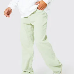 boohooMAN Regular Fit Corduroy Trousers-picture-17