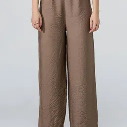 20Dresses Women Straight Fit High-Rise Trousers-image-3