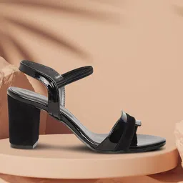 Marc Loire Women Black Solid Block Heels image 3