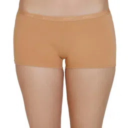 Amante Beige Boy Shorts Panty-image-0