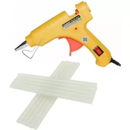 FADMAN Mini 20 W Trigger Feed Hot Glue Gun Yellow With 10 Stick, FD20W-picture-30