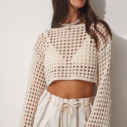 Happiness istanbul Extended Sleeves Crop Top-picture-25