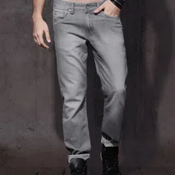 Roadster Men Grey Slim Fit Mid-Rise Clean Look Jeans-picture-11