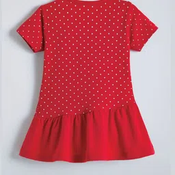 Hopscotch Polka Dot Print Fit & Flare Dress image 5