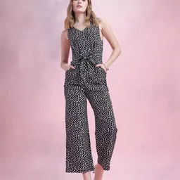 DressBerry Abstract Printed Basic Monochrome Jumpsuit image 5