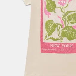 R&B Kids Beige Graphic Print Regular Fit T-Shirt image 4