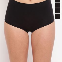 La Intimo Women Pack Of 5 Mid-Rise Boy Short Briefs-picture-43