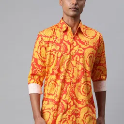 Monsui Men Classic Floral Printed Casual Shirt-picture-41