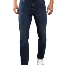 Calvin Klein Jeans Blue Cotton Slim Fit Jeans-picture-24