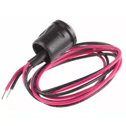 RS PRO Red Panel Mount Indicator 12V DC, Mounting Hole Size 12 mm, Termination Type Lead Wires, Model No 208958 image 3
