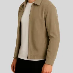 Raxedo Men Suede Biker Jacket image 3