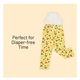 Snugkins Diaper Pants Potty Training Pajamas for Toddlers Boys and Girls. 100% Cotton. Size 4 Fits 4  5 years - Pack of 3 image 2