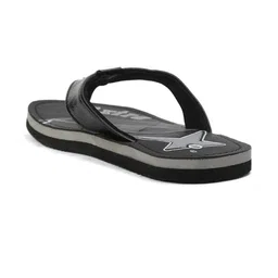 Cozy Wear Men Black Flip Flops image 2