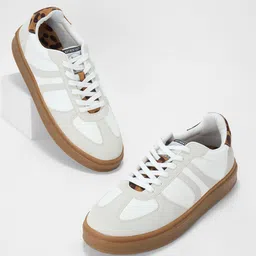 Forever Glam by Pantaloons Women Colourblocked PU Sneakers-picture-39