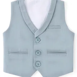 Mark & Mia Full Sleeves Solid Colour 3 Piece Party Suit with Bow - Multicolour image 4